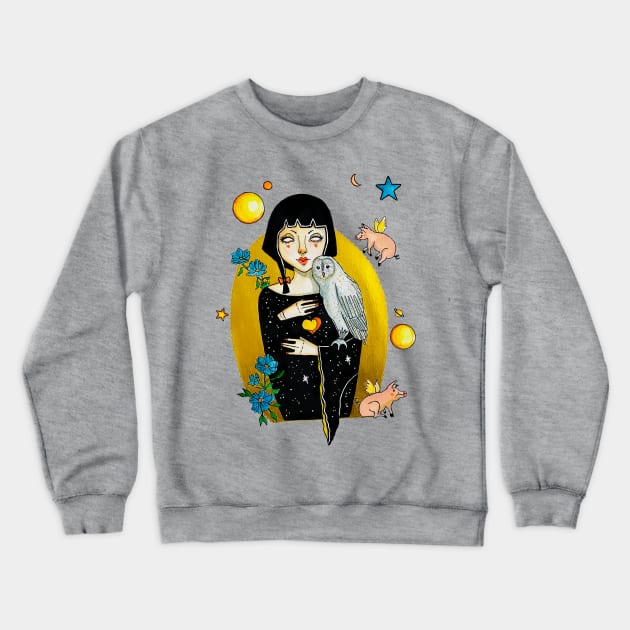 Hope Crewneck Sweatshirt by rosana art